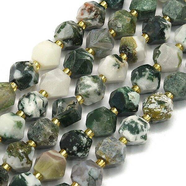 Natural Tree Agate Beads Strands