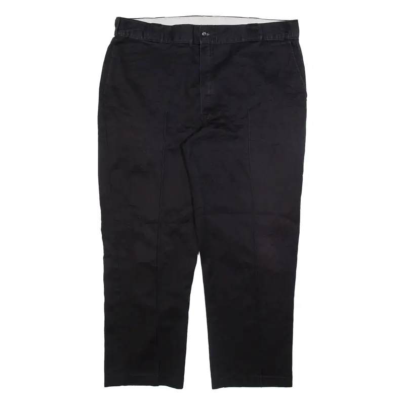 DICKIES Mens Trousers Black Regular Straight W40 L30
