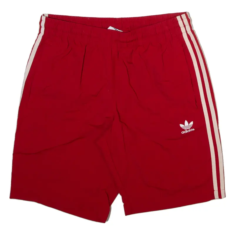 ADIDAS Mens Swimming Shorts Red M W30
