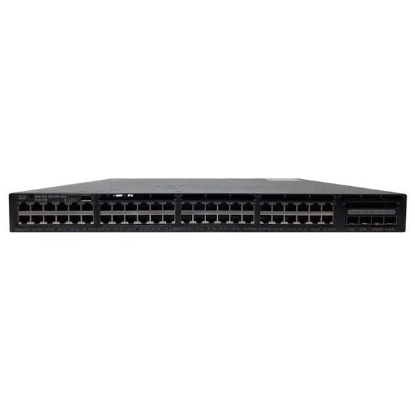 WS-C3650-48FWD-S Cisco 3650 48x RJ45 PoE+ 4x SFP Uplink Switch