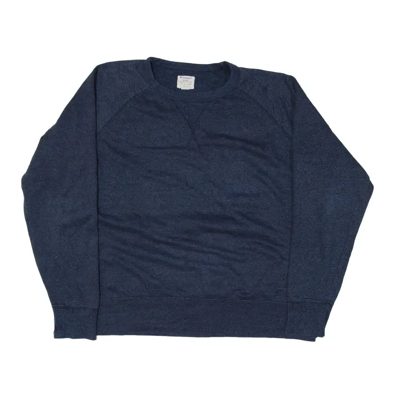 CHAMPION Sweatshirt Blue Crew Neck Mens XL