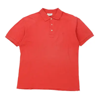 Valentino Polo Shirt - Large Red Cotton