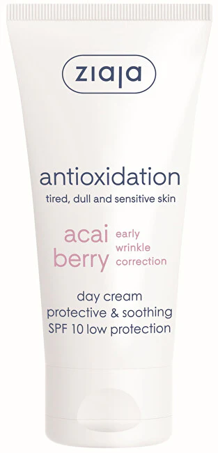 Ziaja Crema Giorno Lenitiva Spf 10 Acai Berry (Crema Giorno Protettiva E Lenitiva) 50 Ml