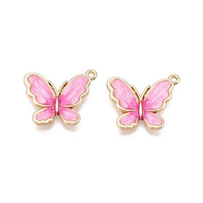 Rack Plating Alloy Enamel Pendants