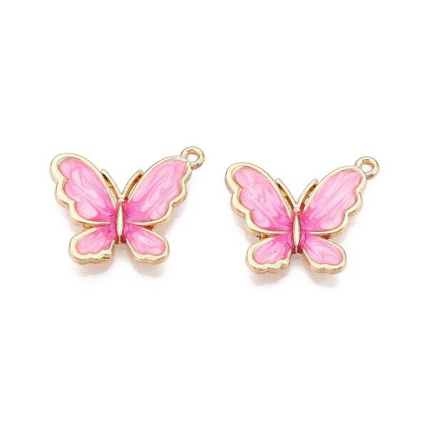 Rack Plating Alloy Enamel Pendants