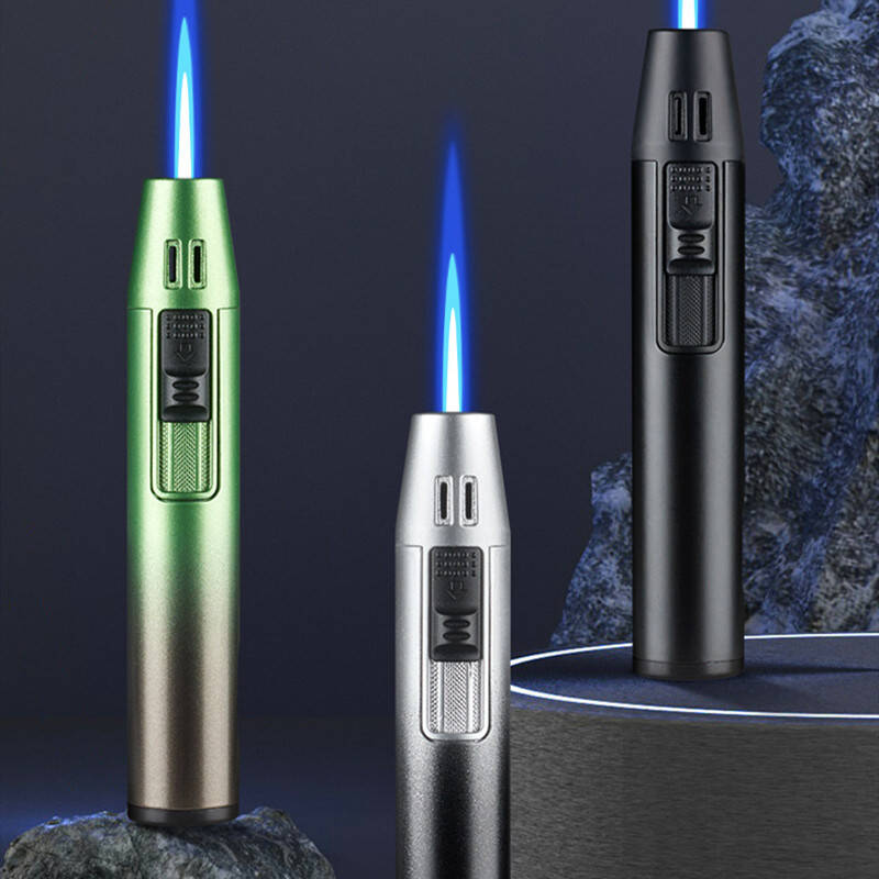 Indestructible Flint Lighter Pen-style Small Inflatable Windproof Torch Lighter