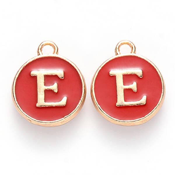 Golden Plated Alloy Enamel Charms