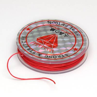 Flat Elastic Crystal String