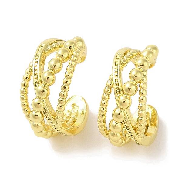 Brass Cuff Earrings for Women