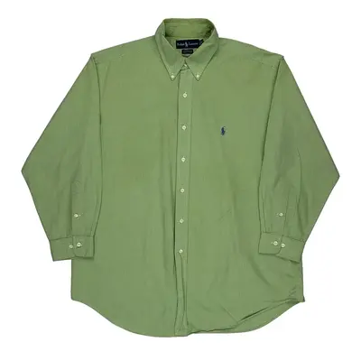 Yarmouth Ralph Lauren Checked Shirt - XL Green Cotton | Size: x-large