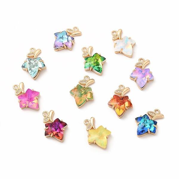Brass with K9 Glass Charms