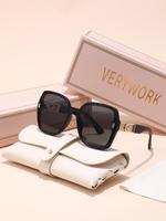 Women's Ombre Tinted Lens Sunglasses, Trendy Casual Sunglasses for Everyday Use, Fashion Accessories for Outdoor Activities