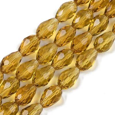 Transparent Glass Beads Strands