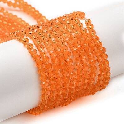 Transparent Glass Beads Strands