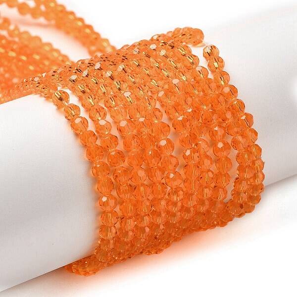 Transparent Glass Beads Strands