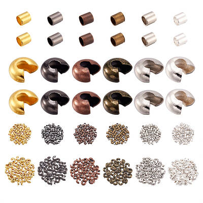 Brass Crimp Tube Beads and Brass Crimp Beads Covers