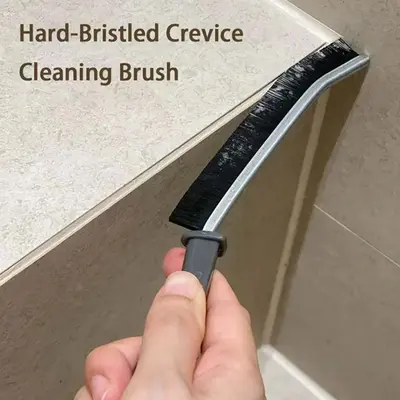 4 PCs Hard Bristle Crevice Cleaning Brush, Small Cleaning Brushes, Grout Cleaner Brush, Toilet Brush, Scrub Brush for Shower ...