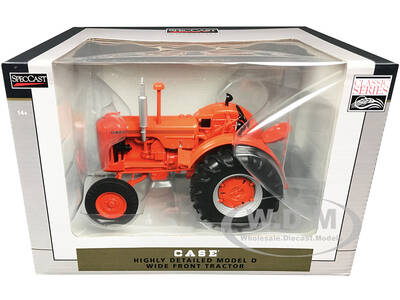 Case Model D Wide Front Tractor Orange \