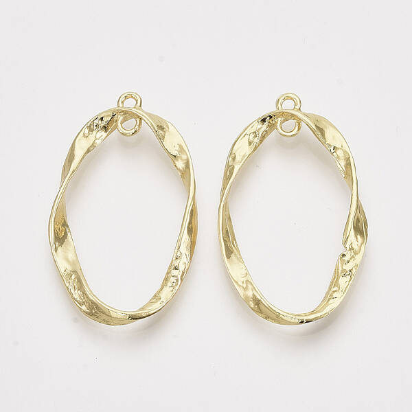 Alloy  2-Loop Link Pendants