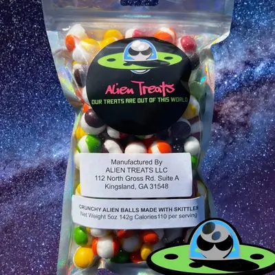 Freeze Dried Candy l Alien Balls l 5 oz in Size l Fruity l One Bag