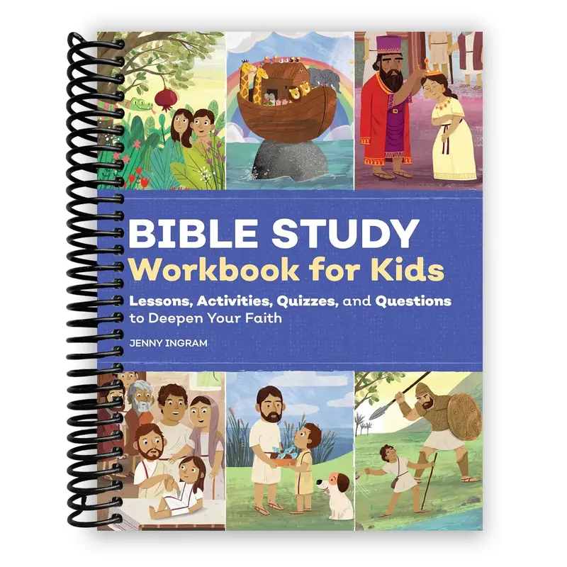Bible Study Workbook for Kids: Lessons, Activities, Quizzes, and Questions to Deepen Your Faith (Spiral Bound)