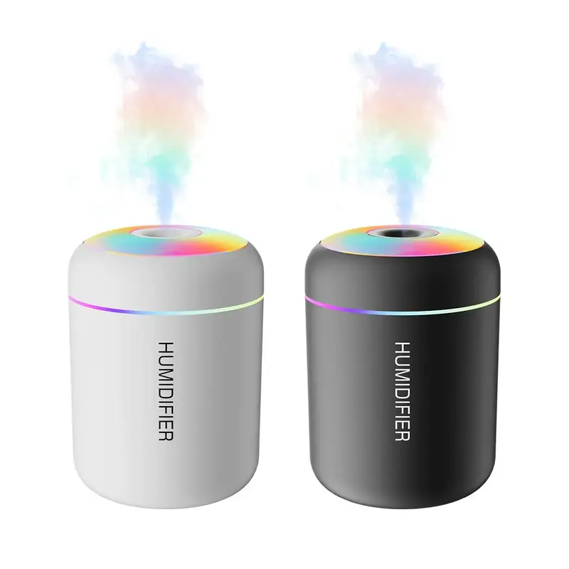180ML Air Humidifier, 1 Count USB Electric Humidifier with LED Light, Portable Humidifier for Home Bedroom Car, Aromatherapy ...