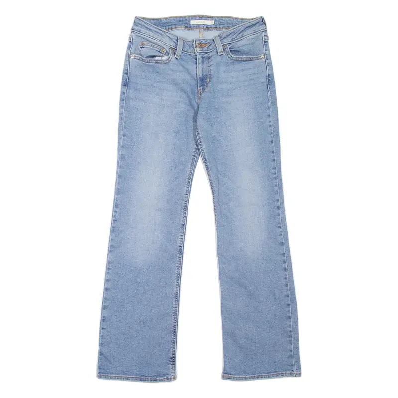 LEVI'S Superlow Womens Jeans Blue Regular Bootcut Stone Wash W27 L30
