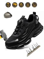 Men's Sporty Lace Up Front Low Top Training Shoes, Casual Comfortable Breathable Non-slip Work Shoes, Gym Shoes, Fashionable ...