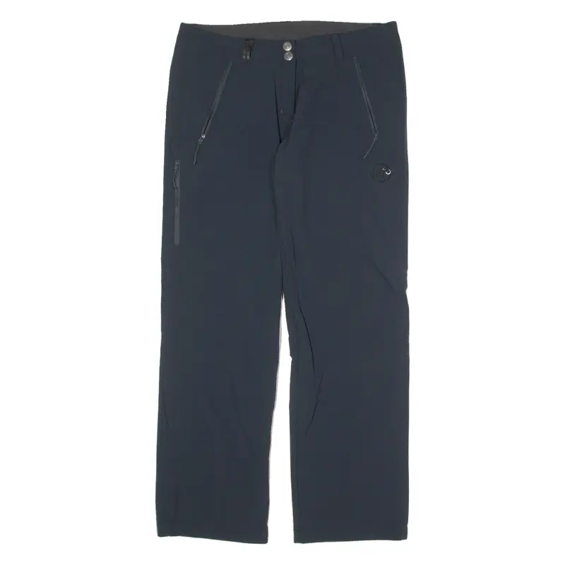 MAMMUT Outdoor Womens Trousers Blue Regular Straight W34 L30