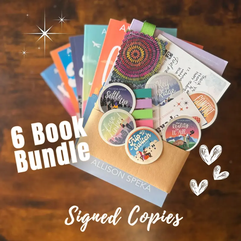 Allison Speka 6 Romance Book Bundle: Signed Paperback Copies