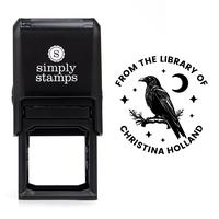 Dark Romance Fantasy Custom Library Book Stamp | Ex Libris | From The Library Of | Great for Personalizing Books | Multiple D...