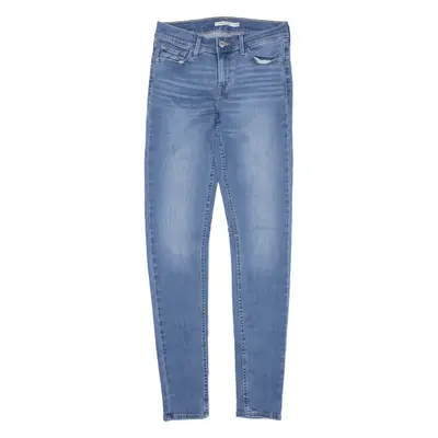 LEVI'S 710 Jeans Blue Denim Slim Skinny Womens W28 L32