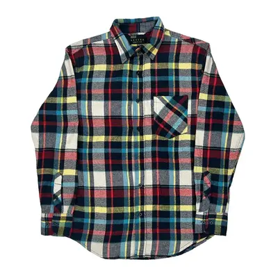 Activa Checked Flannel Shirt - Large Multicoloured Cotton