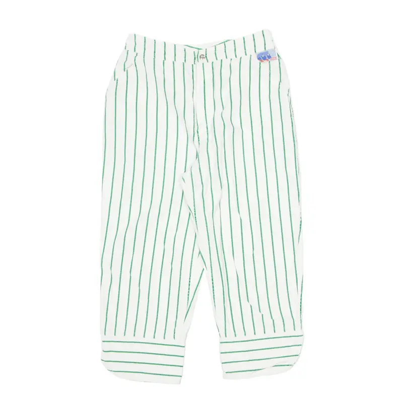 JOUSSE 3/4 Length Chino Shorts Cream Regular Striped Womens XXS W24