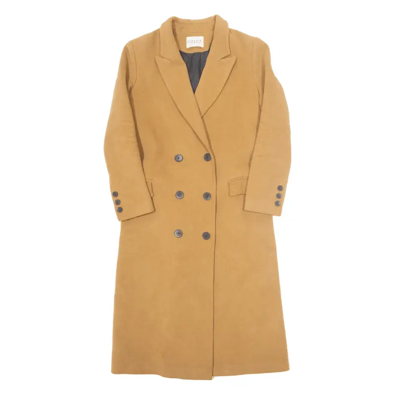 CLAUDIE PIERLOT Trench Coat Brown Wool Womens M