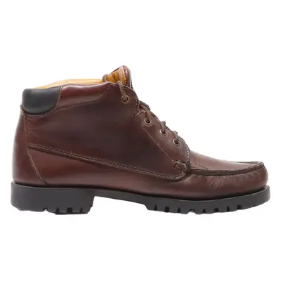 PORTSIDE Lace-Up Boots Brown Leather Womens UK 6