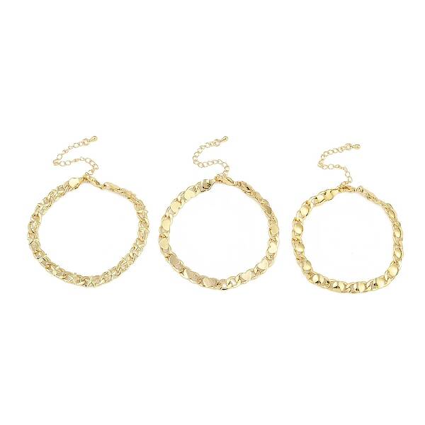 Rack Plating Brass Bracelets for Women