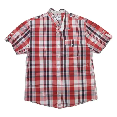 LEVI'S Mens Shirt Red Check L