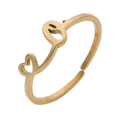 304 Stainless Steel Cuff Rings for Women