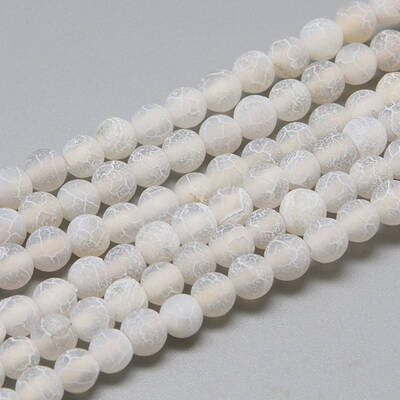 Natural Weathered Agate Bead Strands