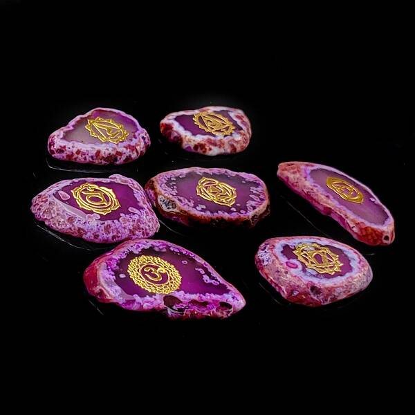 Chakra Natural Agate Nuggets Stone