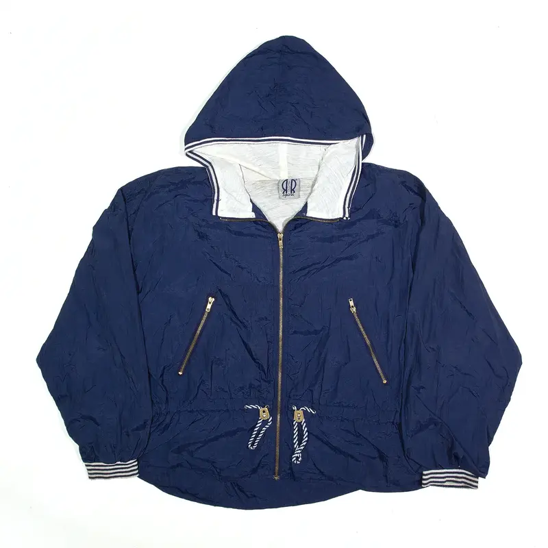 R&R SPORT Rain Jacket Blue Mens M