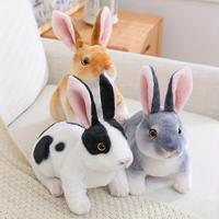 16cm/6.29in Rabbit Plush Toys, 1 Count Simulation Rabbit Toys Cute Rabbit Plushies Cartoon Rabbit Pillow for Bedroom, Stuff...
