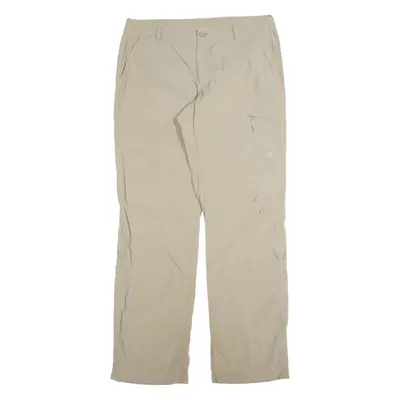 THE NORTH FACE Outdoor Womens Trousers Beige Regular Straight W32 L30
