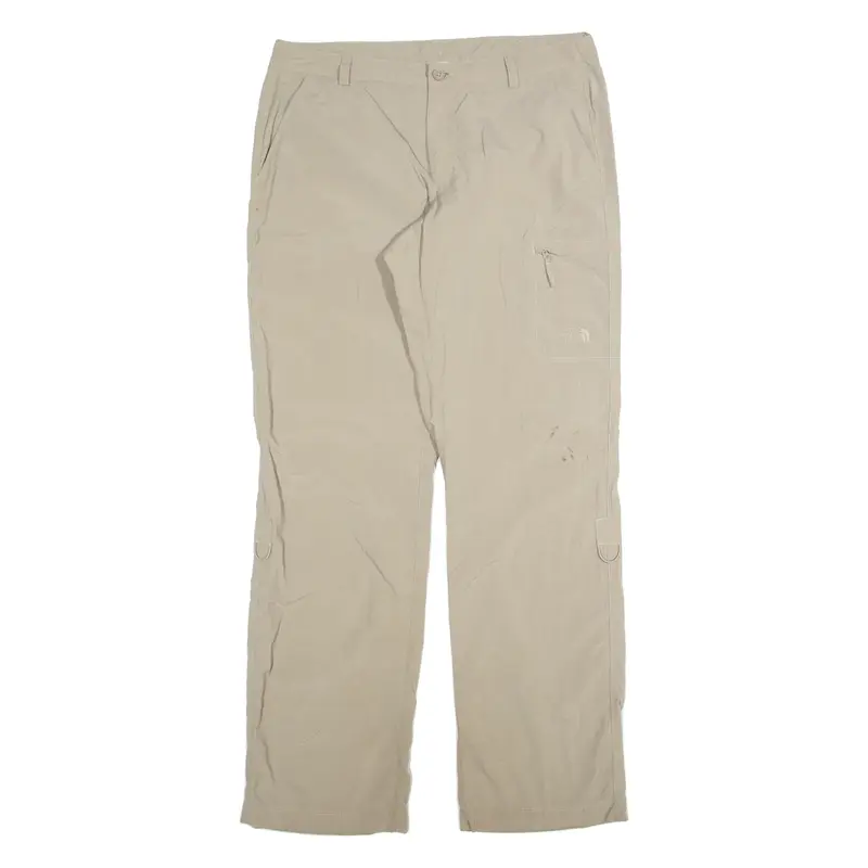 THE NORTH FACE Outdoor Womens Trousers Beige Regular Straight W32 L30
