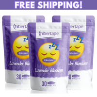 Hibertape - BUNDLE PACK Scented Mouth Tape for Sleeping and Snoring, Jawline Shaper for Men and Women, Sleep Like a King or Q...