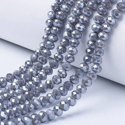 Electroplate Glass Beads Strands