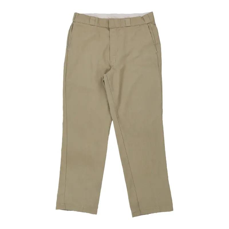 Dickies Trousers - 36W 28L Beige Polyester Blend