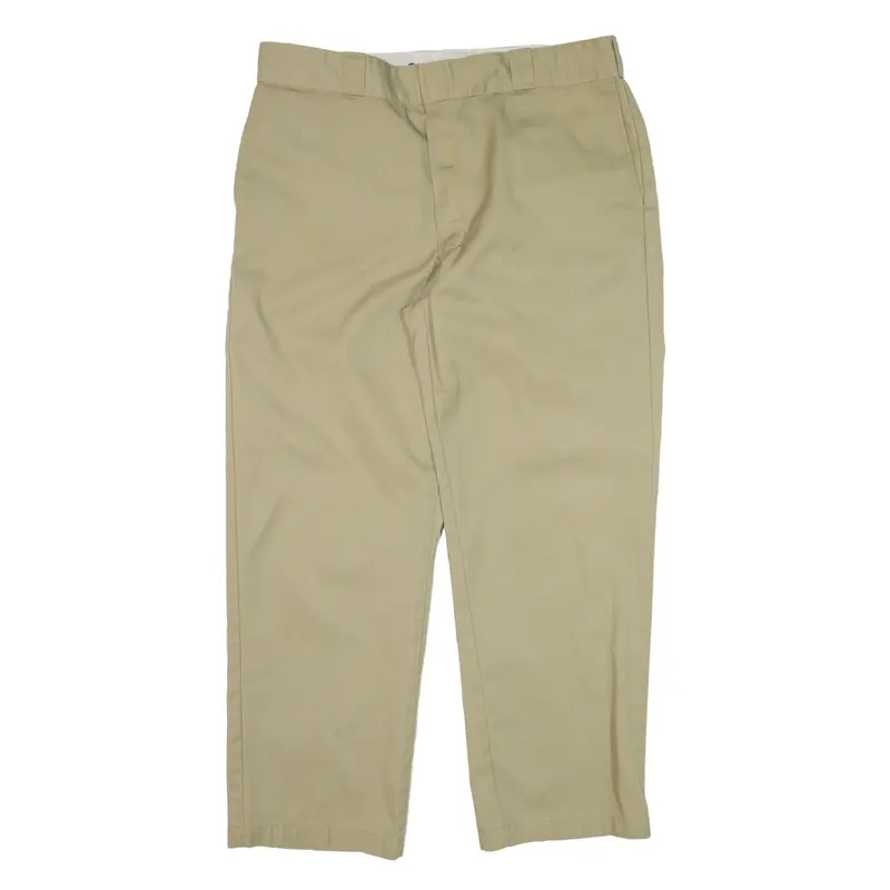 DICKIES 874 Trousers Beige Regular Straight Mens W36 L28