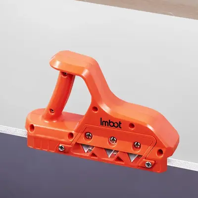 Plasterboard Chamfering Plane, 45/60 Degrees High Quality Woodworking Edge Leveling Tool Plane with Handle for Quick Trimming...